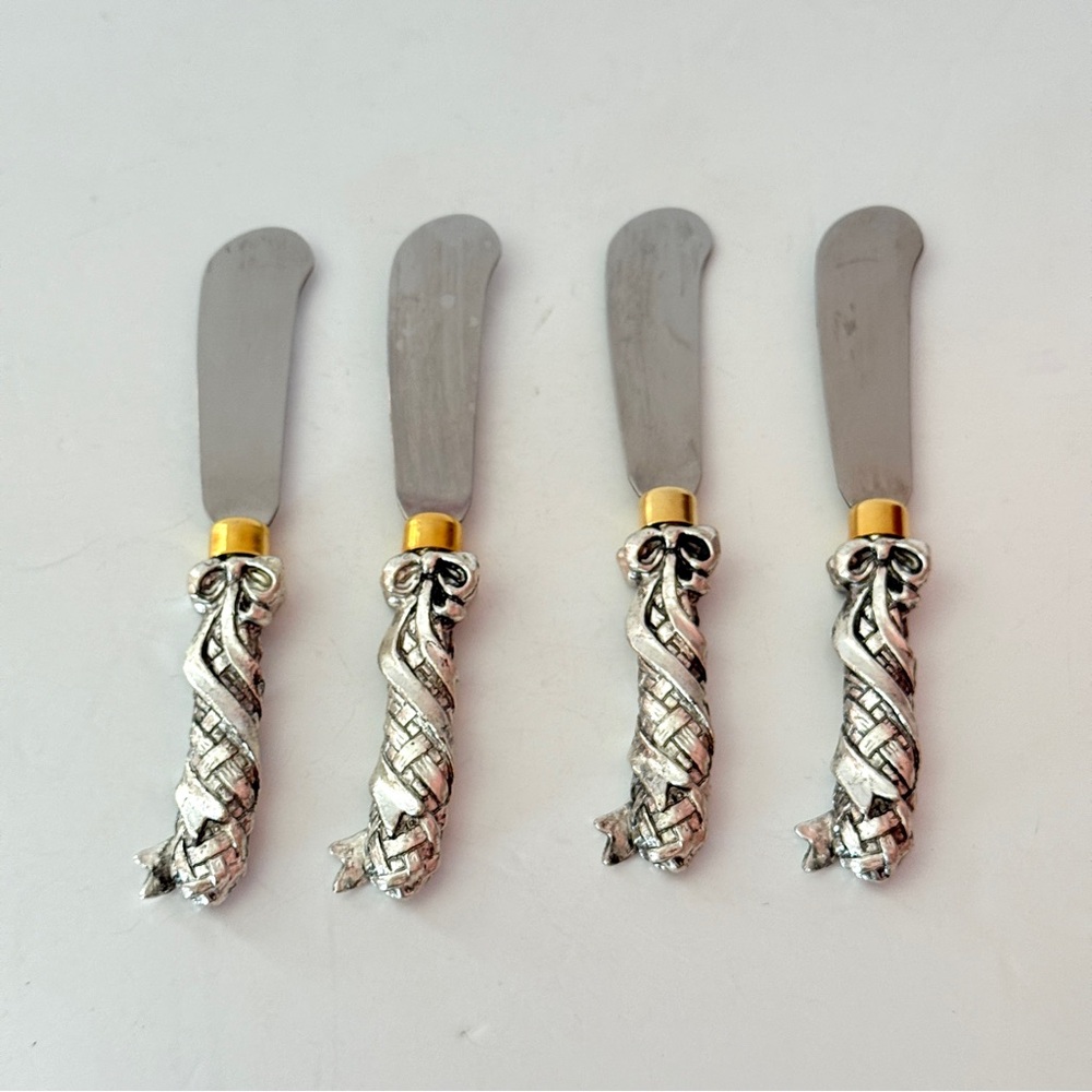Vintage Arthur Court Weave Spreaders set of 4
